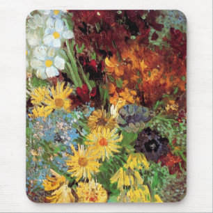 Vincent Van Gogh - Vase With Daisies And Anemones Mouse Pad