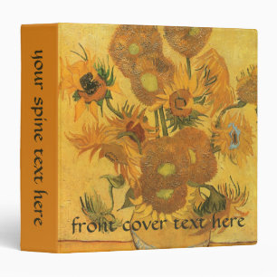 Vincent van Gogh - Vase with Fifteen Sunflowers Binder