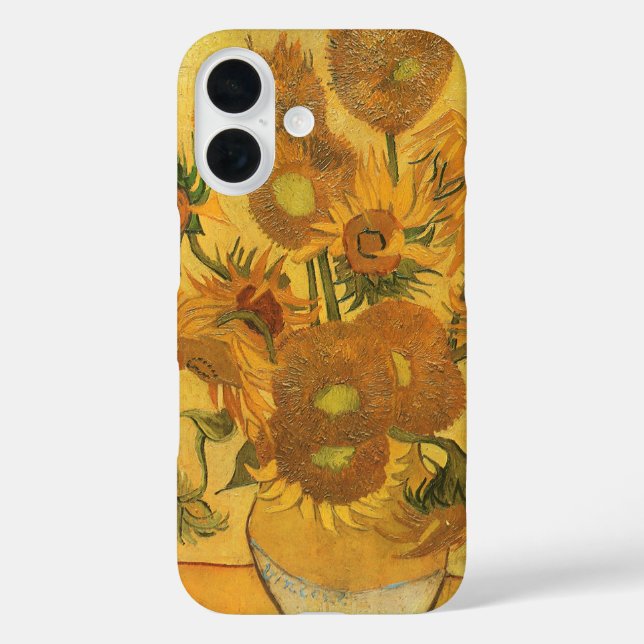 Vincent van Gogh - Vase with Fifteen Sunflowers Case-Mate iPhone Case (Back)