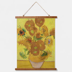 Vincent van Gogh - Vase with Fifteen Sunflowers Hanging Tapestry