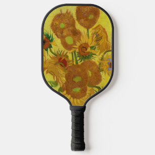 Vincent van Gogh - Vase with Fifteen Sunflowers Pickleball Paddle
