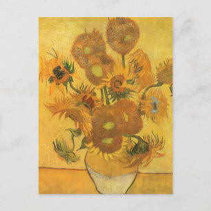 Vincent van Gogh - Vase with Fifteen Sunflowers Postcard