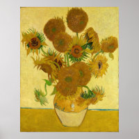 Vincent van Gogh - Vase with Fifteen Sunflowers