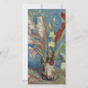 Vincent Van Gogh - Vase with Gladioli Holiday Card