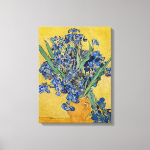 Vincent van Gogh - Vase with Irises Canvas Print