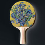 Vincent van Gogh - Vase with Irises Ping Pong Paddle<br><div class="desc">Vase with Irises,  Yellow Background - Vincent van Gogh,  Oil on Canvas,  1890,  Saint-Remy</div>