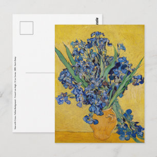 Vincent van Gogh - Vase with Irises Postcard
