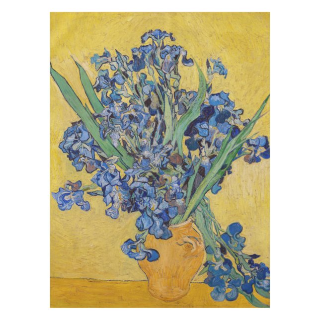 Vincent van Gogh - Vase with Irises Tablecloth (Front)