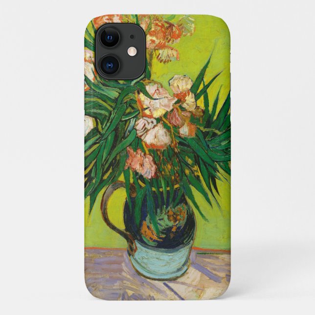 Vincent Van Gogh Vase With Oleanders And Books Case-Mate iPhone Case (Back)