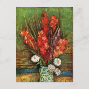 Vincent van Gogh - Vase with Red Gladioli Postcard