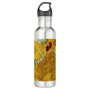 Vincent Van Gogh - Vase with Twelve Sunflowers 710 Ml Water Bottle