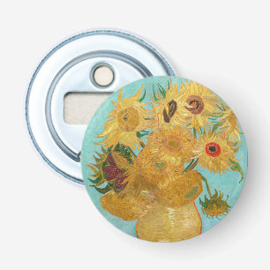 Vincent Van Gogh - Vase with Twelve Sunflowers Bottle Opener