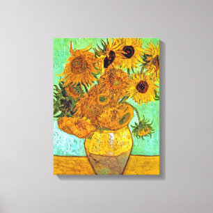 Vincent Van Gogh - Vase With Twelve Sunflowers Canvas Print