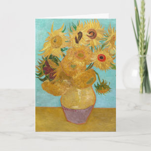 Vincent Van Gogh - Vase with Twelve Sunflowers Card