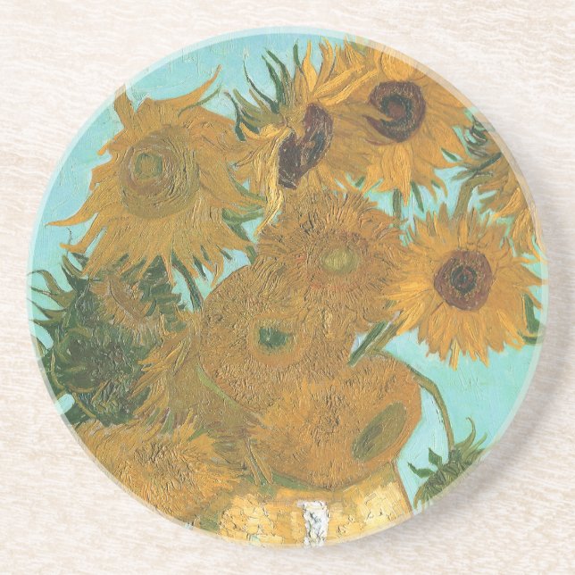Vincent van Gogh - Vase with Twelve Sunflowers Coaster (Front)