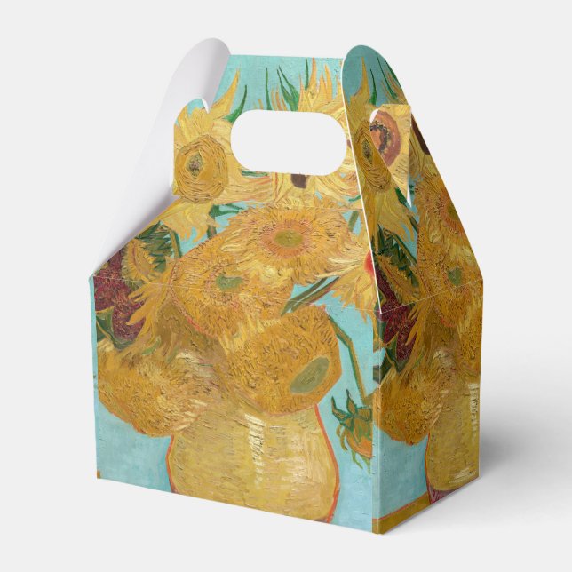 Vincent Van Gogh - Vase with Twelve Sunflowers Favor Box (Front Side)