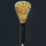Vincent Van Gogh - Vase with Twelve Sunflowers Golf Head Cover<br><div class="desc">Vase with Twelve Sunflowers / Vase avec douze tournesols - Vincent Van Gogh,  January 1889 - Sunflowers 1889 repetition of third version (F455)</div>