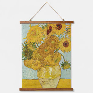 Vincent Van Gogh - Vase with Twelve Sunflowers Hanging Tapestry