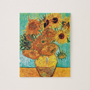 Vincent Van Gogh - Vase With Twelve Sunflowers Jigsaw Puzzle
