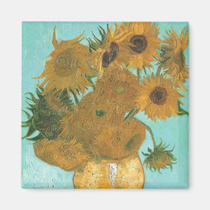 Vincent van Gogh - Vase with Twelve Sunflowers Magnet