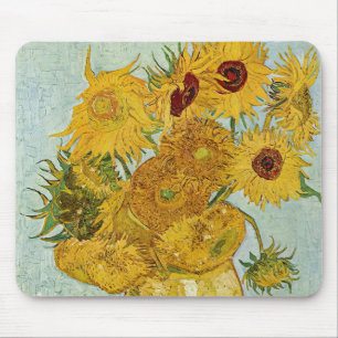 Vincent Van Gogh - Vase with Twelve Sunflowers Mouse Pad