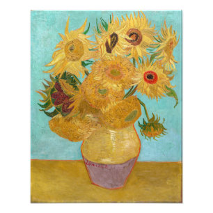 Vincent Van Gogh - Vase with Twelve Sunflowers Photo Print