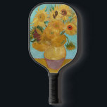 Vincent Van Gogh - Vase with Twelve Sunflowers Pickleball Paddle<br><div class="desc">Vase with Twelve Sunflowers / Vase avec douze tournesols - Vincent Van Gogh,  January 1889 - Sunflowers 1889 repetition of third version (F455)</div>