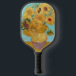Vincent Van Gogh - Vase with Twelve Sunflowers Pickleball Paddle<br><div class="desc">Vase with Twelve Sunflowers / Vase avec douze tournesols - Vincent Van Gogh,  January 1889 - Sunflowers 1889 repetition of third version (F455)</div>