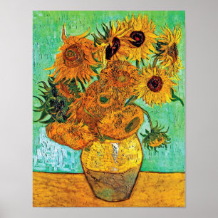 Vincent Van Gogh - Vase With Twelve Sunflowers Poster