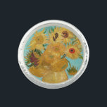 Vincent Van Gogh - Vase with Twelve Sunflowers Ring<br><div class="desc">Vase with Twelve Sunflowers / Vase avec douze tournesols - Vincent Van Gogh,  January 1889 - Sunflowers 1889 repetition of third version (F455)</div>