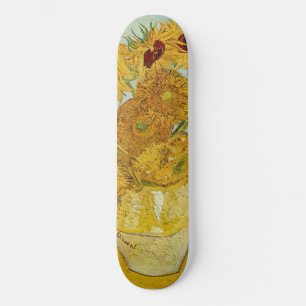 Vincent Van Gogh - Vase with Twelve Sunflowers Skateboard