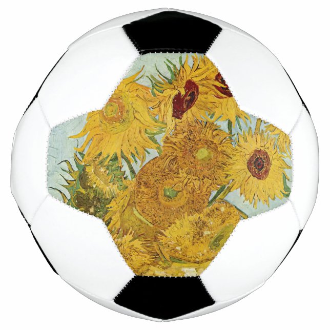 Vincent Van Gogh - Vase with Twelve Sunflowers Soccer Ball (Front)