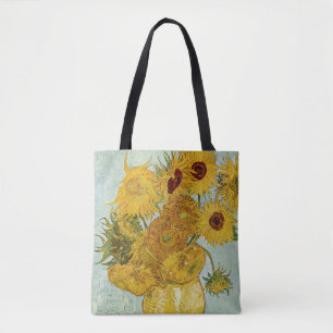 Vincent Van Gogh - Vase with Twelve Sunflowers Tote Bag