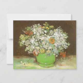 Vincent van Gogh - Vase with Zinnias and Flowers