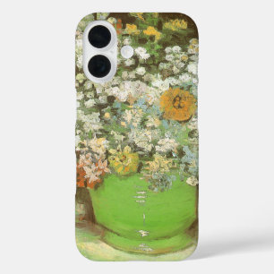 Vincent van Gogh - Vase with Zinnias and Flowers iPhone 16 Case