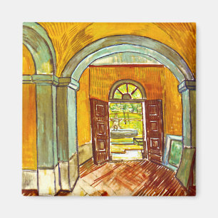 Vincent Van Gogh - Vestibule Of The Asylum Magnet