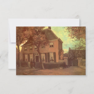 Vincent van Gogh - Vicarage at Nuenen Invitation