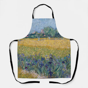 Vincent Van Gogh - View of Arles with Irises Apron