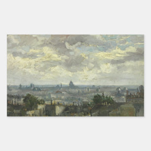 Vincent van Gogh - View of Paris Sticker