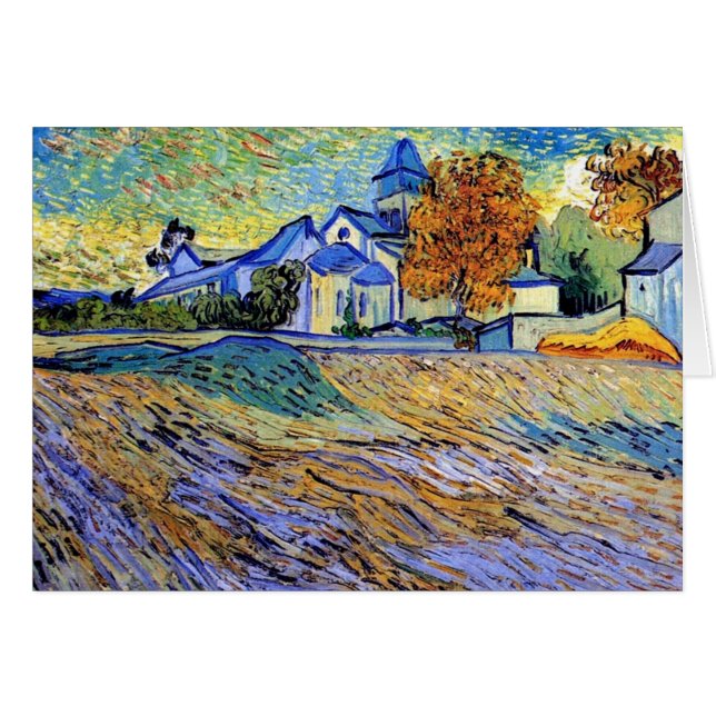 Vincent Van Gogh - View of the Asylum and Chapel (Front Horizontal)