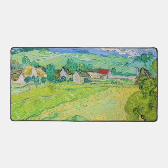Vincent van Gogh - View of Vessenots near Auvers Desk Mat (Front)