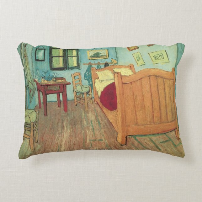Vincent van Gogh - Vincent's Bedroom in Arles Accent Pillow (Front)