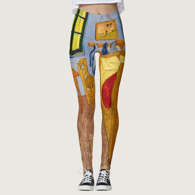 Vincent van Gogh - Vincent's Bedroom in Arles Leggings (Front)