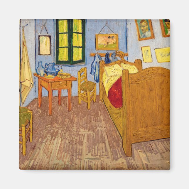 Vincent van Gogh - Vincent's Bedroom in Arles Magnet (Front)