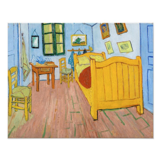 Vincent Van Gogh - Vincent's Bedroom in Arles Photo Print (Front)