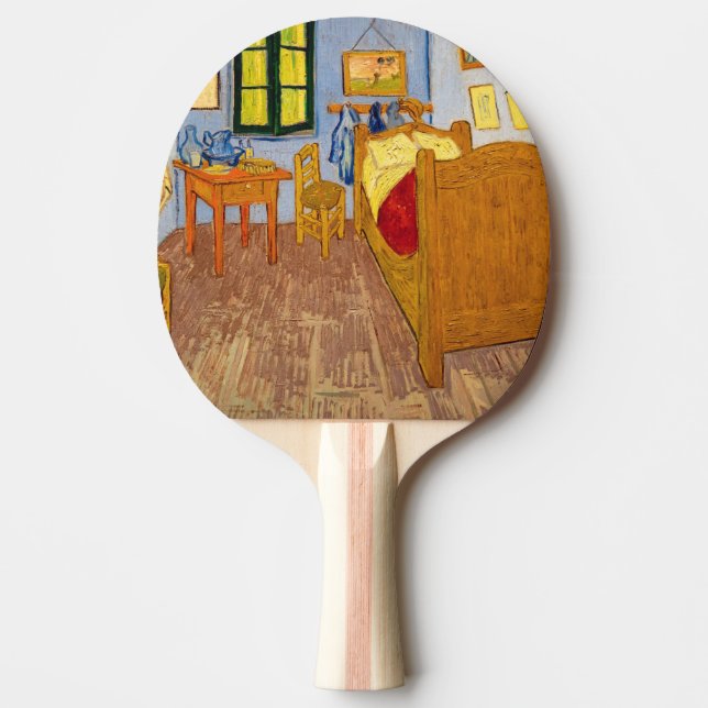 Vincent van Gogh - Vincent's Bedroom in Arles Ping Pong Paddle (Front)