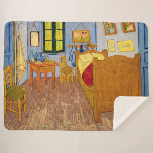Vincent van Gogh - Vincent's Bedroom in Arles Sherpa Blanket