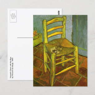 Vincent van Gogh - Vincent's Chair with His Pipe Postcard