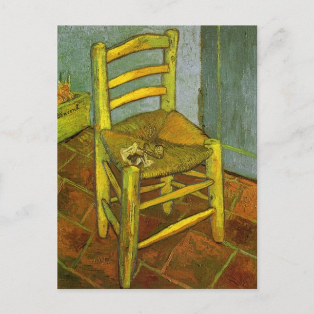 Vincent van Gogh - Vincent's Chair with His Pipe Postcard (Front)