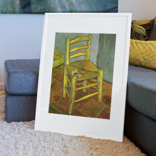Vincent van Gogh - Vincent's Chair with His Pipe Poster